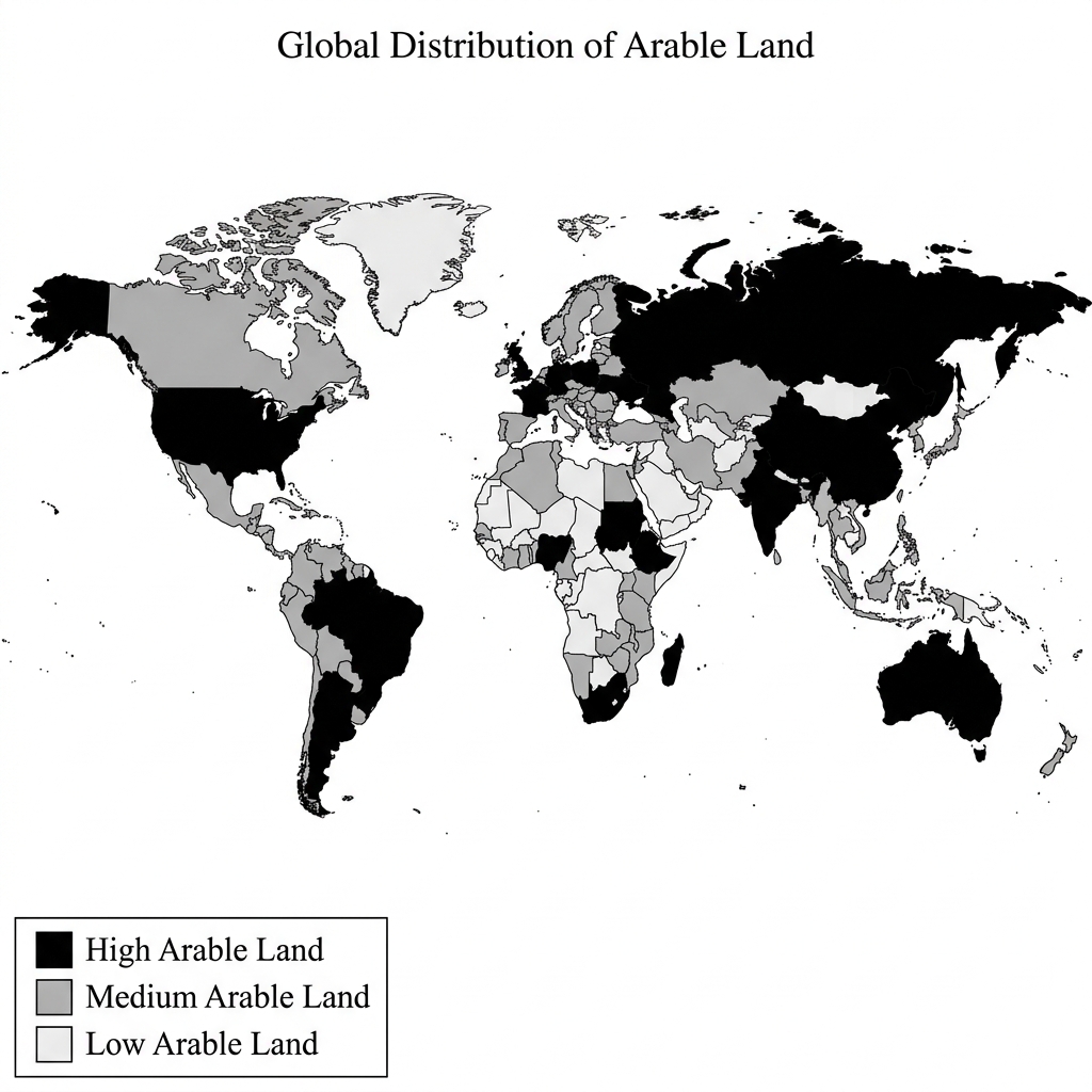 Arable Land (% of land area), 2022