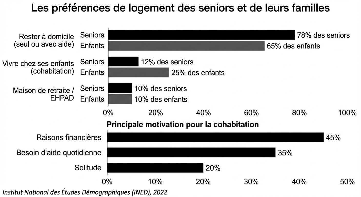 Les préférences de logement des seniors et de leurs familles
