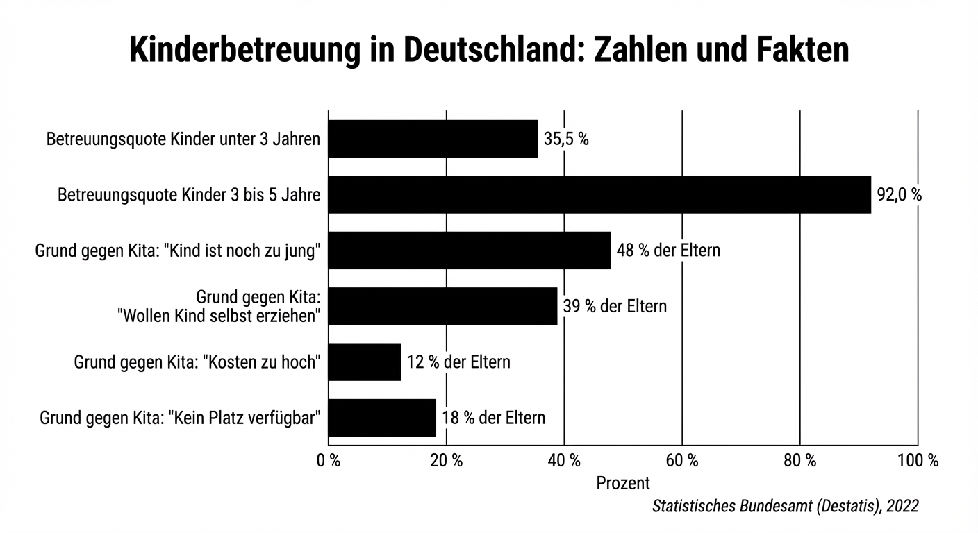 Kinderbetreuung in Deutschland: Zahlen und Fakten