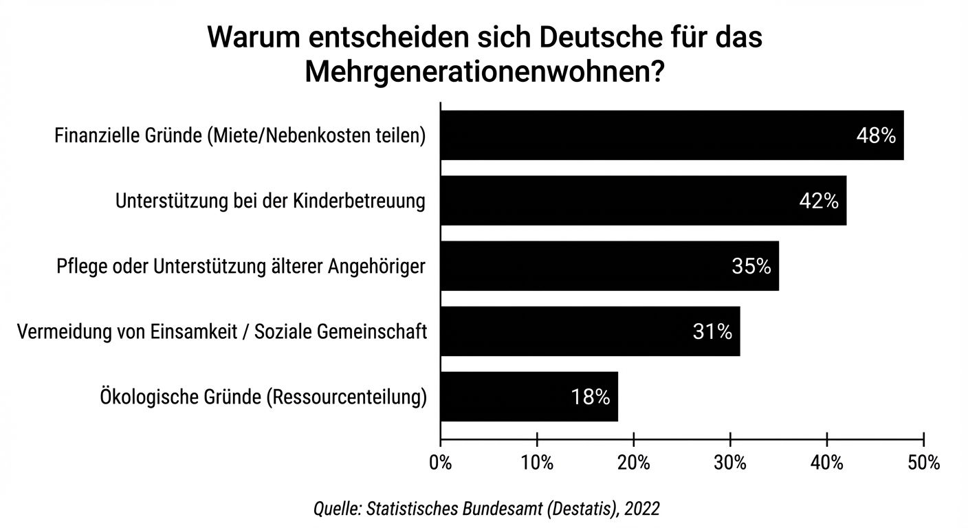 Warum entscheiden sich Deutsche für das Mehrgenerationenwohnen?