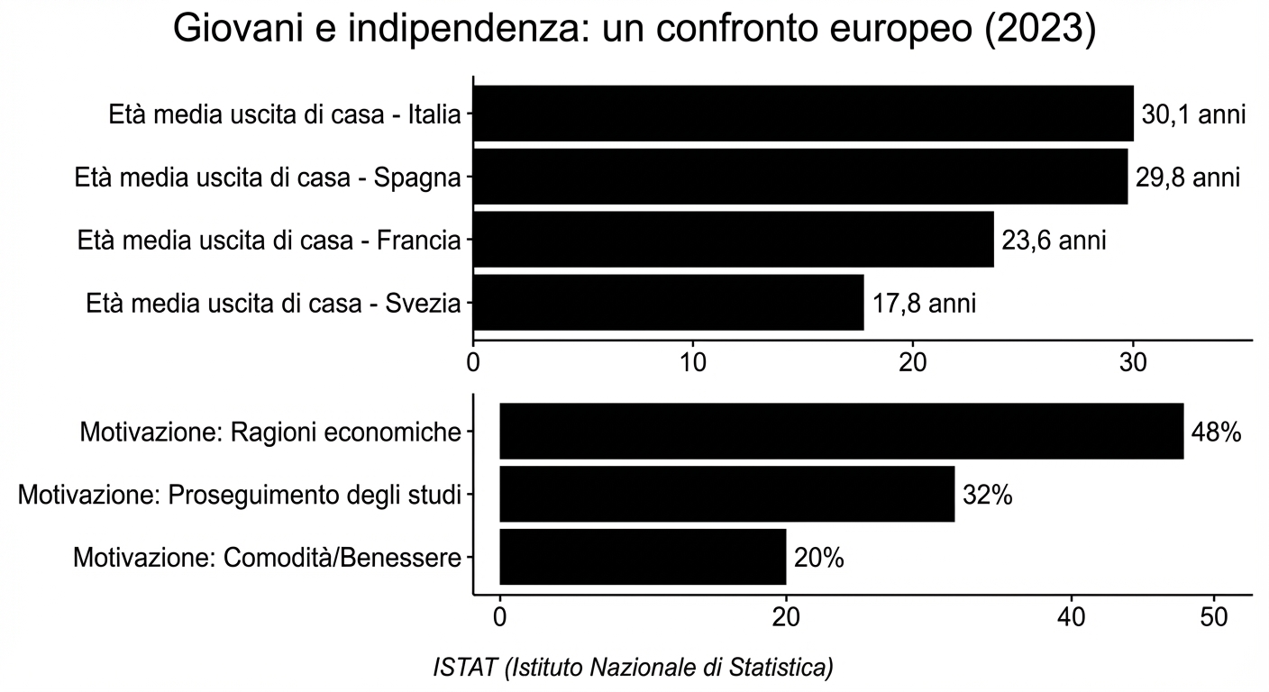 Giovani e indipendenza: un confronto europeo (2023)
