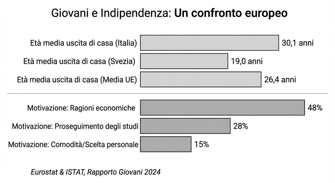Giovani e Indipendenza: Un confronto europeo