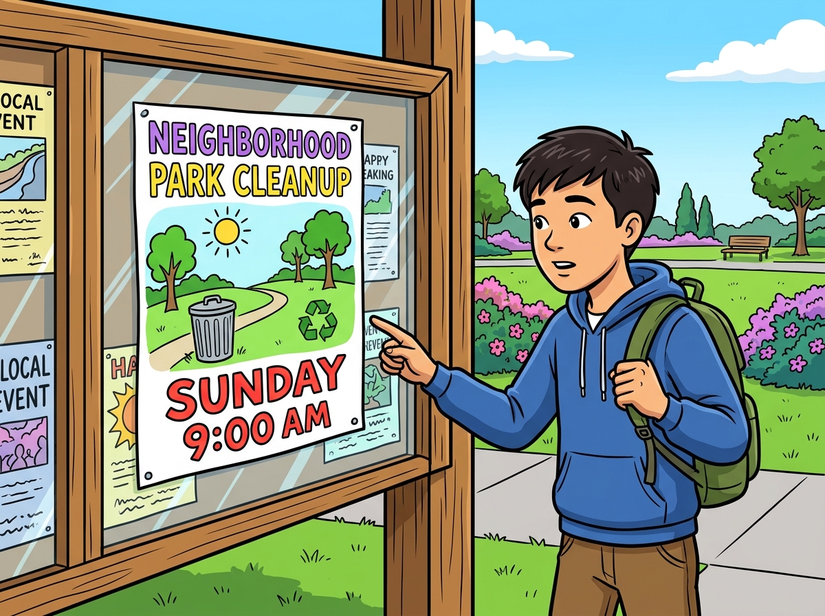 Story narration panels