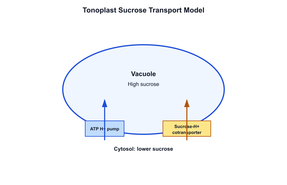 Tonoplast Sucrose Transport Model