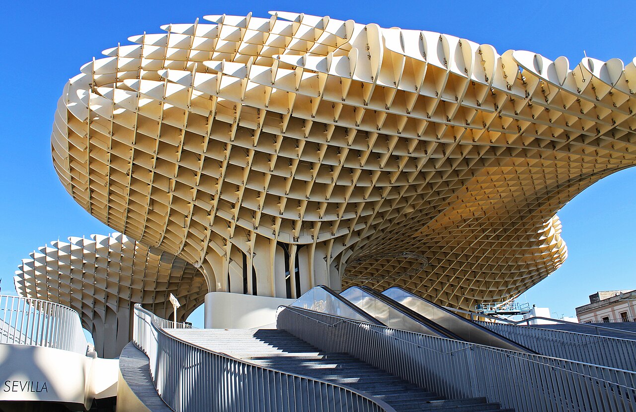 Image of Metropol Parasol, opened 2011, Wikimedia Commons / Setas de Sevilla, selected as an AP Art History beyond-set contemporary_global_architecture_museum candidate
