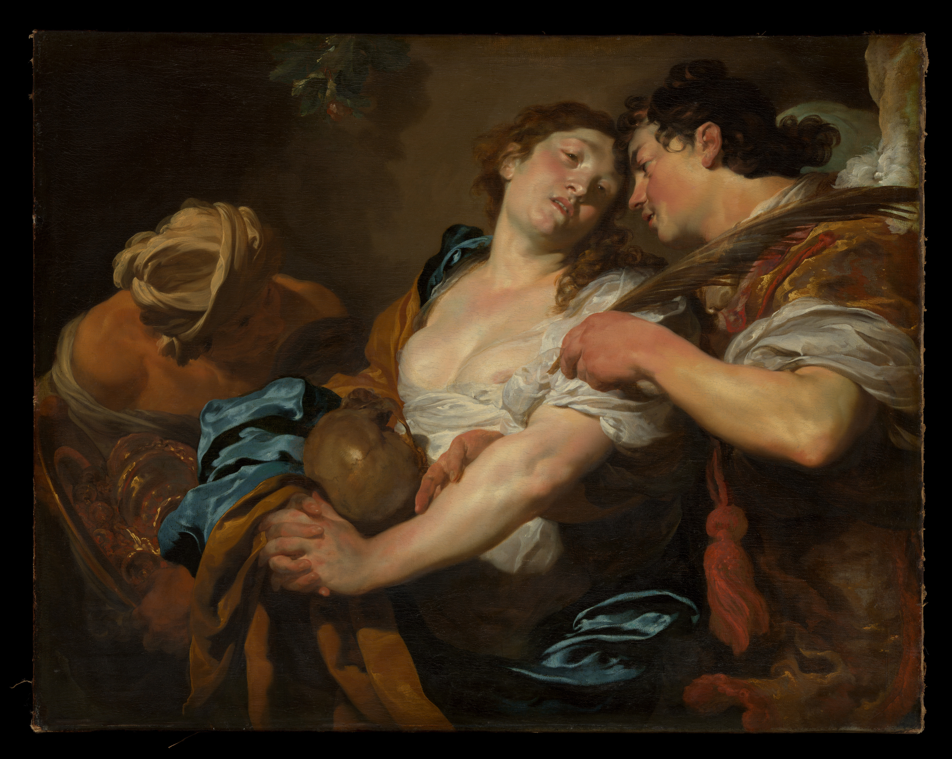 Image of The Temptation of Saint Mary Magdalen, ca. 1626, Metropolitan Museum of Art, selected as an AP Art History beyond-set baroque_tenebrism_drama candidate