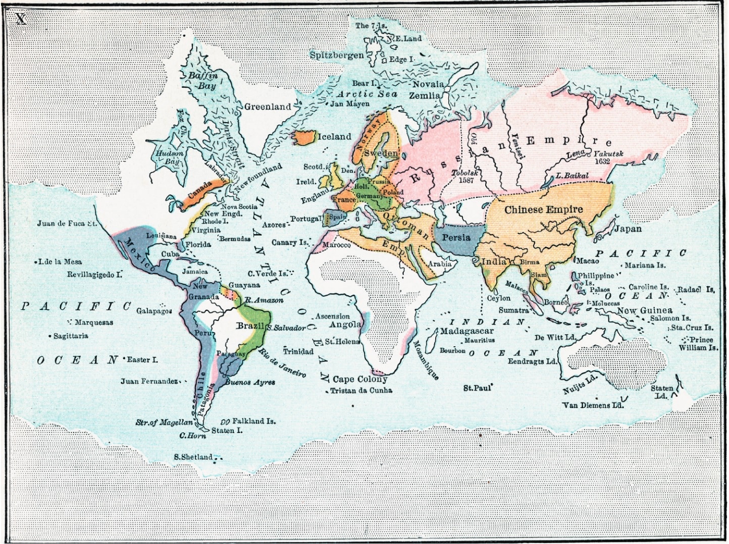 Exploration, 1700