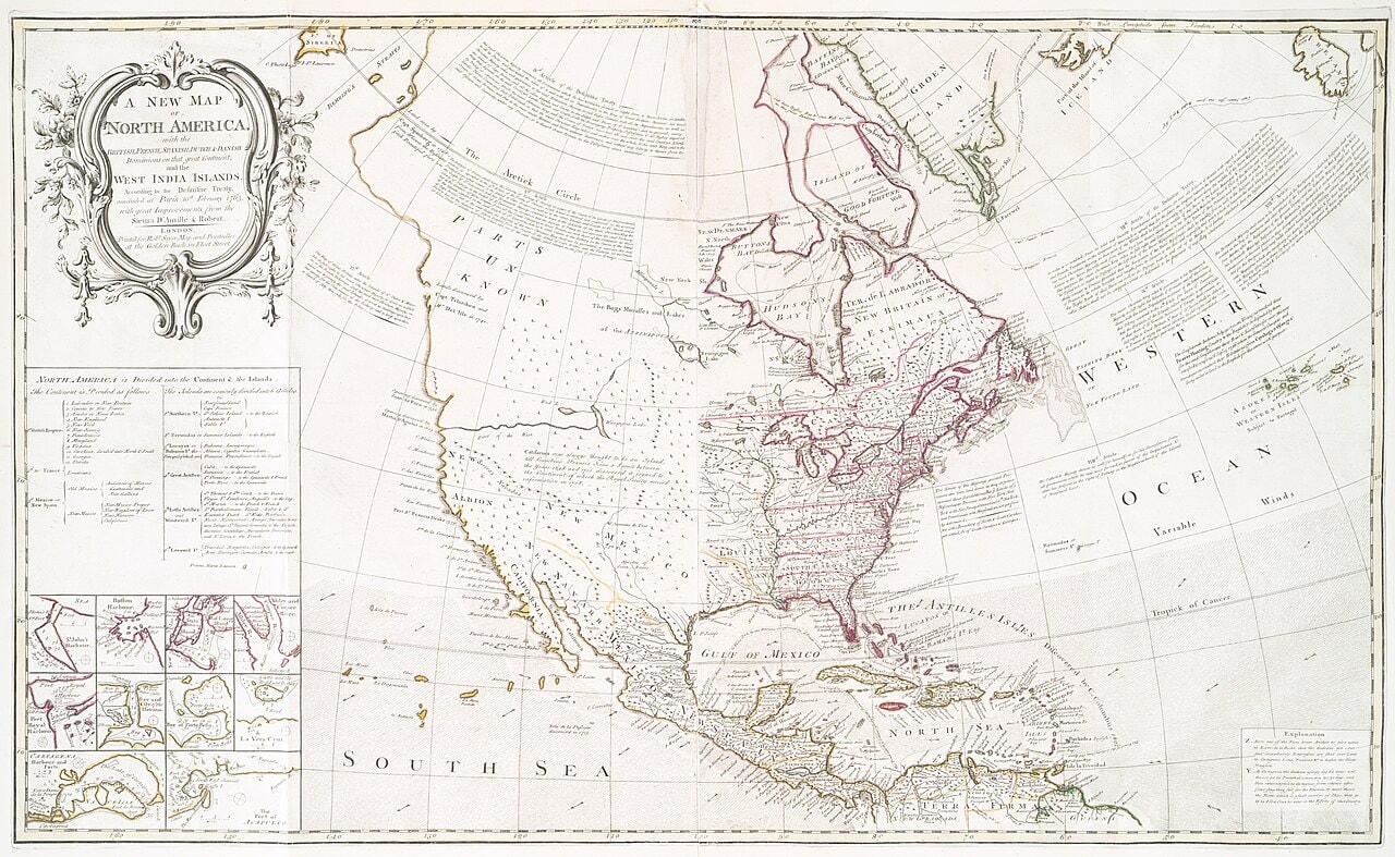 New Map of North America (1763)