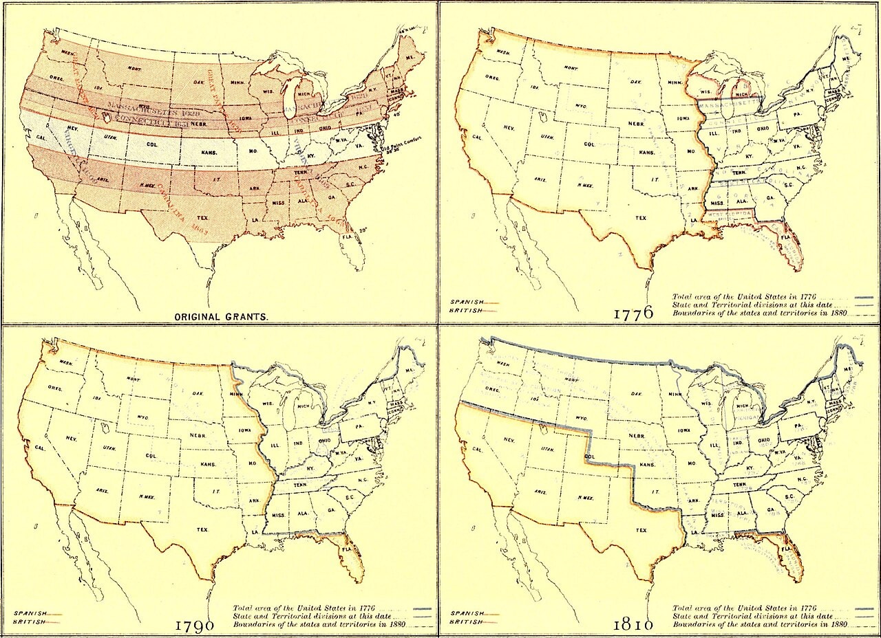 EB9 United States - historical maps (top)