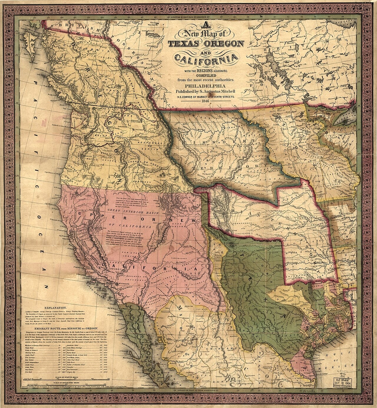 A new map of Texas, Oregon and California. LOC 00561203